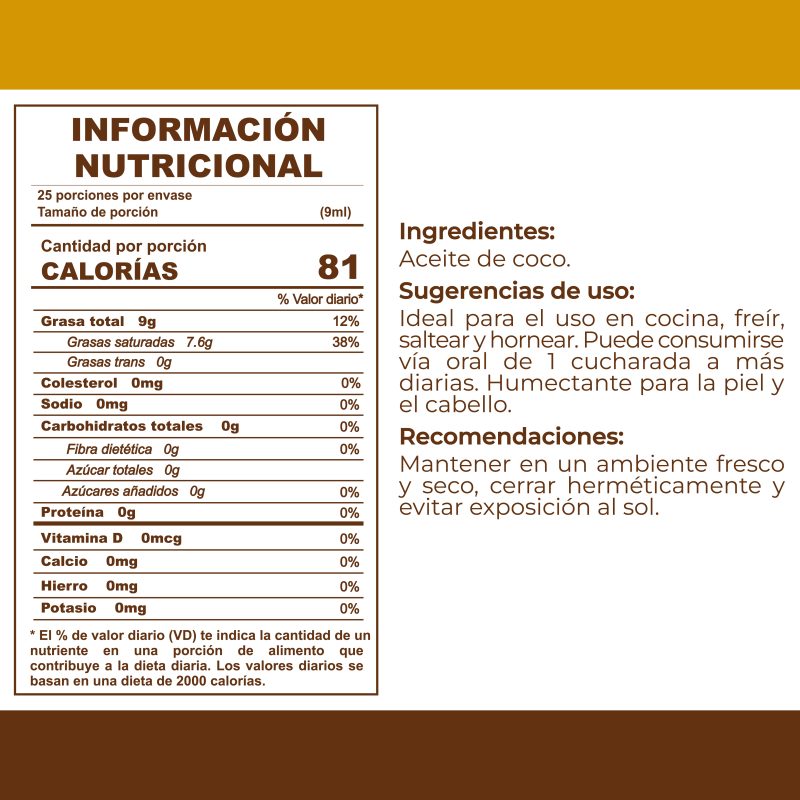 ACEITE DE COCO 230 ML