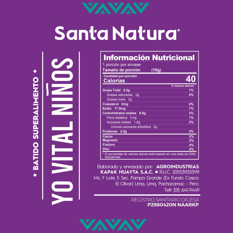 YO VITAL NIÑOS 150 GR