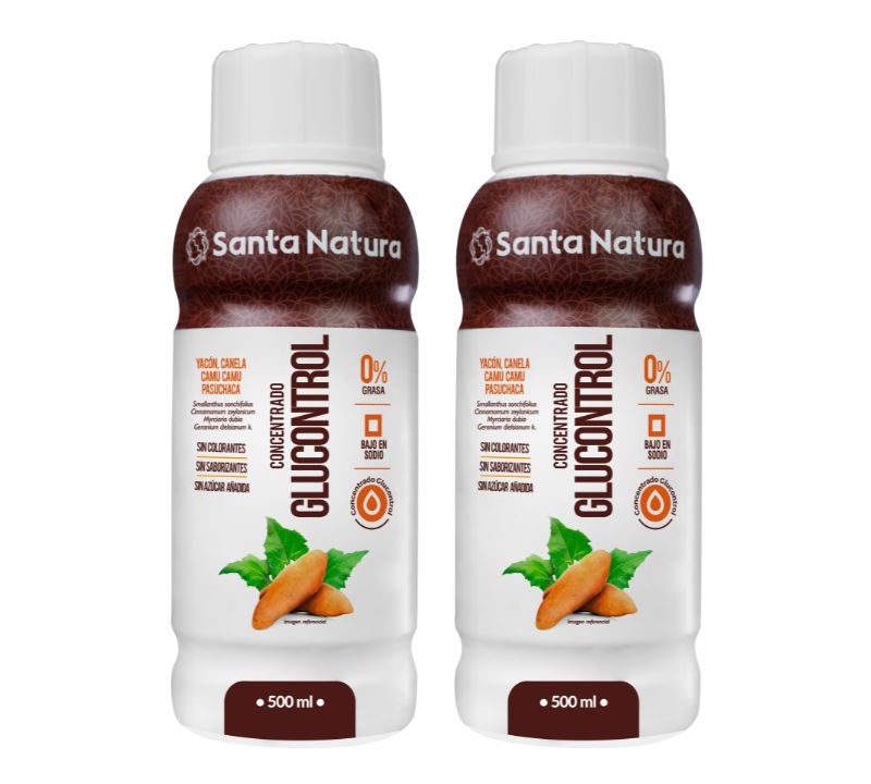 Pack x2 Concentrado de Glucontrol Santa Natura