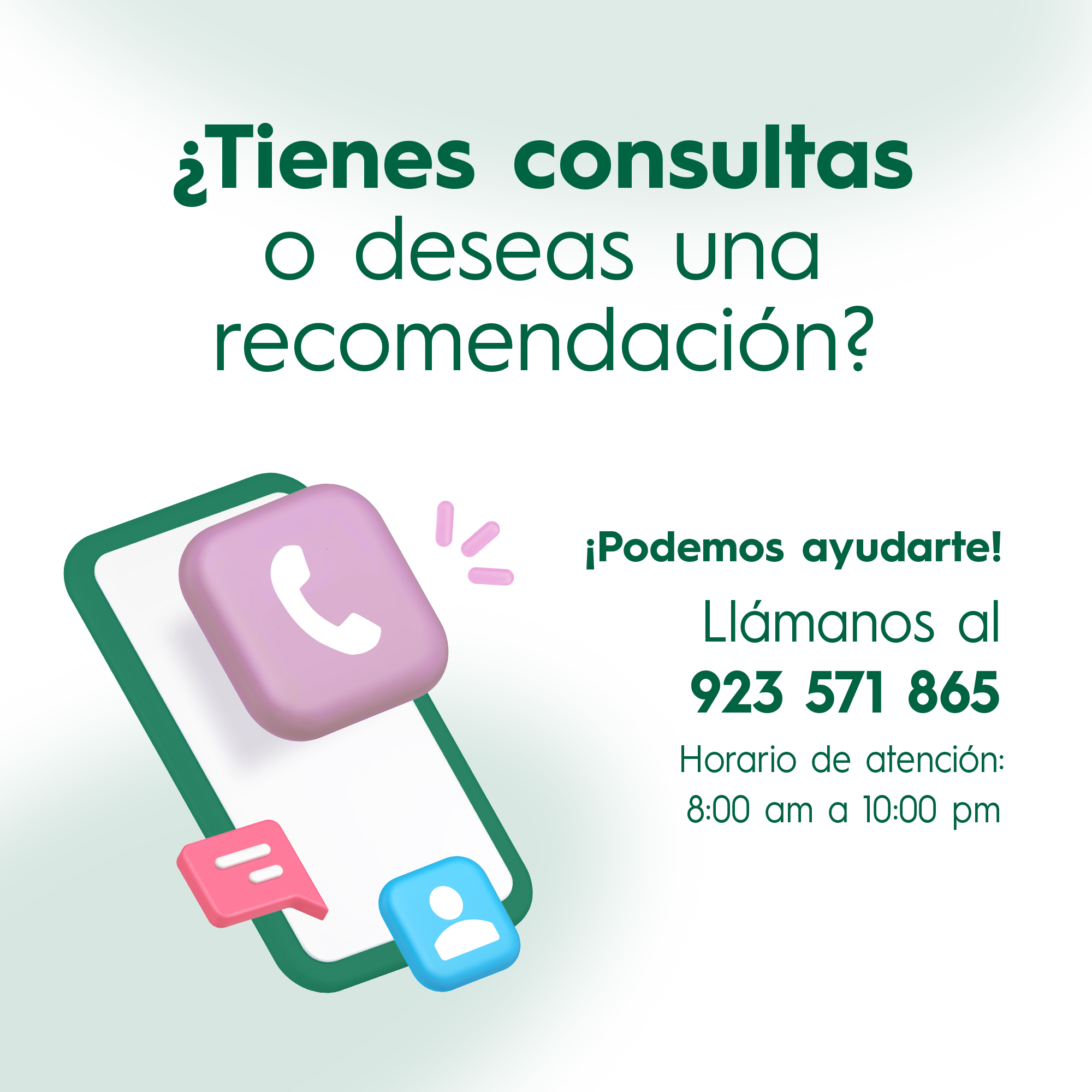 Consultas o recomendaciones Santa Natura