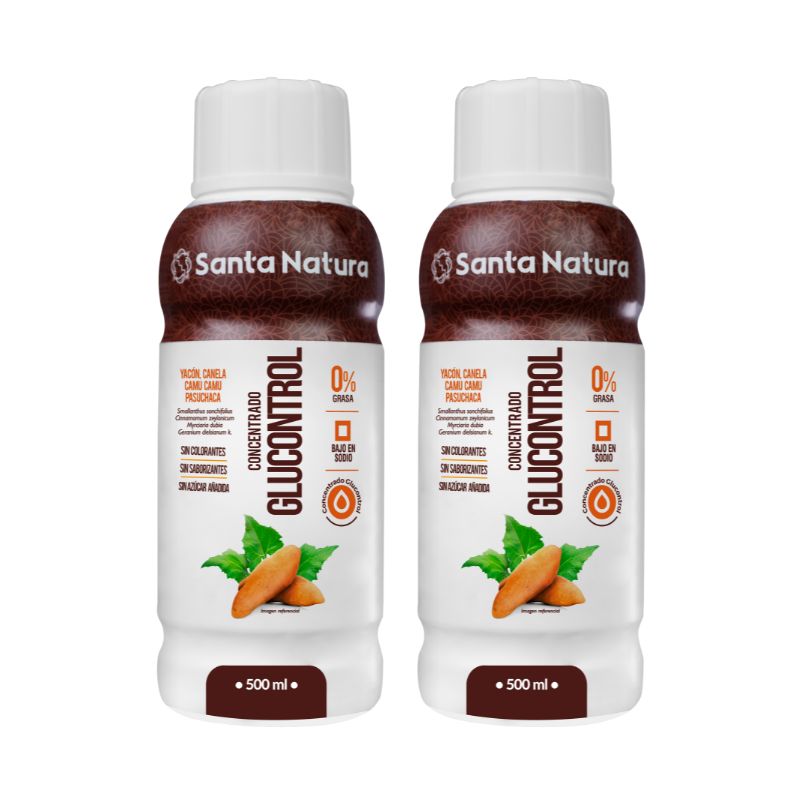 Pack x2 Concentrado de Glucontrol Santa Natura