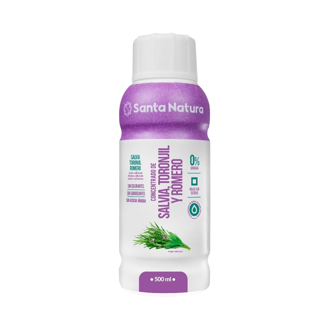 CONCENTRADO DE SALVIA, TORONJIL Y ROMERO 500 ML